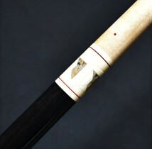 即決◆Meucci Cue メウチ 1990年代モノ ドットシャフト リザード本革 ジョイントキャップ付き_画像10