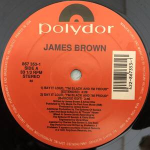 OLD MIDDLE 放出中 / JAMES BROWN / SAY IT LOUD / B-BLACK B-PROUD B-BEATIFUL(JB'S 名音源カット) / 1991 US ORIGINAL / FUNK