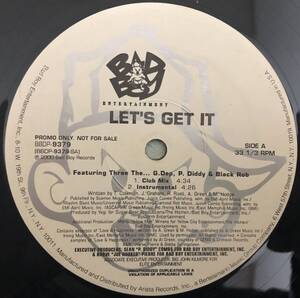 US PROMO ONLY / G.DEP P.DIDDY BLACK ROB / LET'S GET IT / 2000 HIPHOP / CLUB HIT