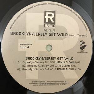 US PROMO ONLY / M.O.P. / BREAKIN' THE RULES (PRO BY DJ PREMIER) / BROOKLYN JERSEY GET WILD REMIX FEAT TREACH / 1998 HIPHOP