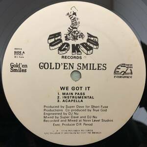 OLD MIDDLE 放出中 / US ORIGINAL / GOLD'EN SMILES / WE GOT IT / HOW WE DO / 1998 UNDERGROUND HIPHOP