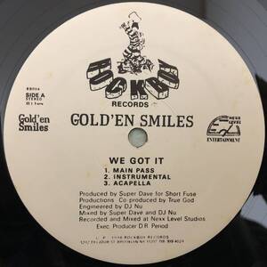 OLD MIDDLE 放出中 / US ORIGINAL / GOLD'EN SMILES / WE GOT IT / HOW WE DO / 1998 UNDERGROUND HIPHOP