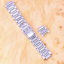 本物 ルイヴィトン 純正品 メンズ タンブール GM ステンレス ブレスレット 21mm幅 男性用腕時計 ウォッチベルト SSブレス メタルバンド_画像3