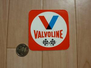 ★VALVOLINE OIL USA:旧ロゴステッカー:未使用品送料無料