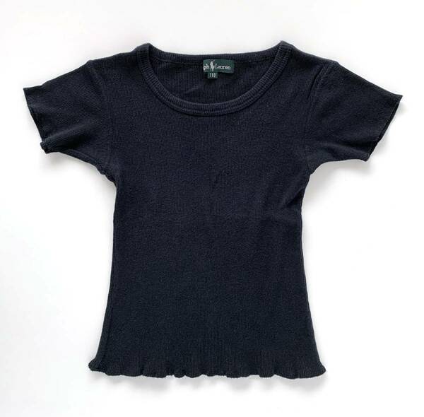 ★送料無料 Ralph Lauren ラルフローレン 半袖 Tシャツ 110cm 女の子用 黒