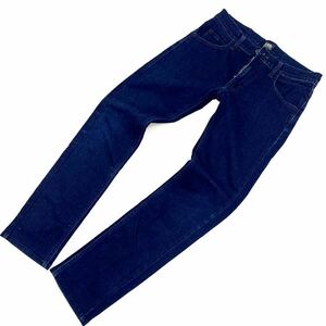 # Lee Lee 36111 M stretch jeans pen sill Fit skinny denim [ thin clean Silhouette feeling ]M size [ standard dark blue ]#Ja1118