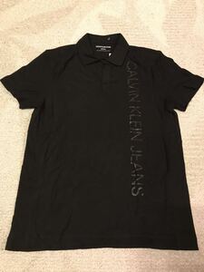 USA購入 CALVIN KLEIN カルバン クライン 半袖 シャツ ロゴ ブラック Lサイズ 日本XLサイズ 新品未使用
