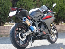 新品 WR’S CBR250RR(2017-2019) (2BK-MC51) スリップオン SS-OVAL 焼き色タイプ(チタンシェル) SB1230JM ダブルアールズ マフラー_画像7