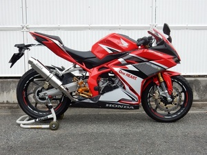 新品 WR’S CBR250RR(2017-2019) (2BK-MC51) スリップオン ラウンドタイプ ステンレス/ステンレス BF1230JM ダブルアールズ マフラー