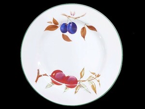 3QV selling up! tax less * Royal Worcester * Eve car m* plate * large plate *27cm* fruit design *ROYAL WORCESTER*EVESHAM VALE* records out of production goods *0226-7