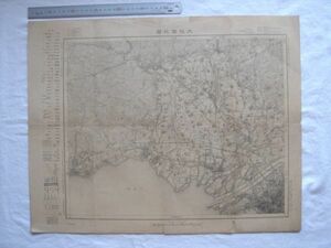 [ old map Taisho ][ Osaka west north part ]. ten thousand minute one topographic map Kyoto . Osaka 12 number Taisho 3 year one part modification Taisho 5 year 3 month 30 day issue large Japan . country land ground measurement part [. surface have horse electro- iron ]