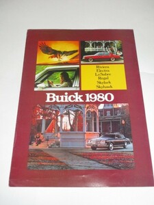 1980年■ビュイック　Buick　ヤナセ発行カタログ　全8車種掲載