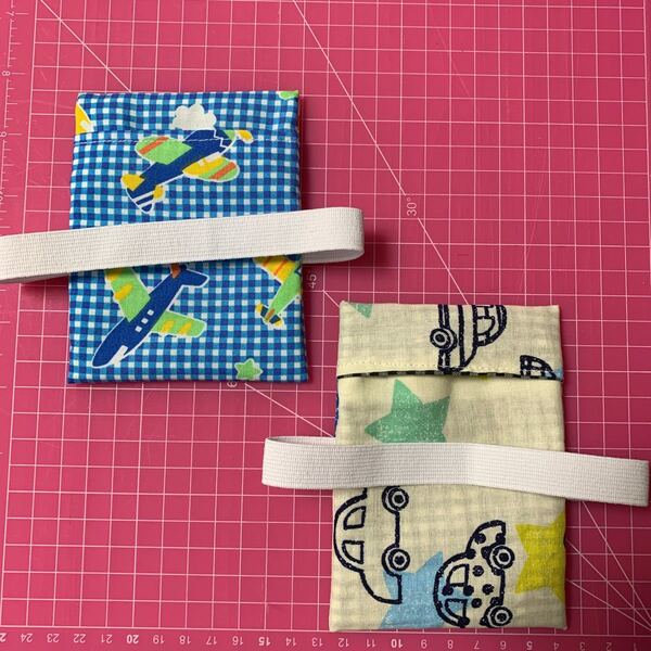 2点セット保冷剤ゴムバンド お弁当箱バンド ハンドメイド