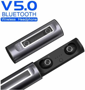 TWS-S9 Bluetooth 5.0 True ワイヤレスイヤホン ワイヤレス Bluetooth イヤホン インイヤー ステレオ イヤホン【箱無し】