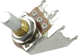 ポット Potentiometer - Reverse Audio, D Shaft, 16mm, Snap-In, Bracket, 100 kΩ [送料170円から 同梱可]