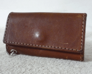 aruzniALZUNI leather Brown tea 4 ream key case 