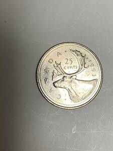 カナダ硬貨25セント