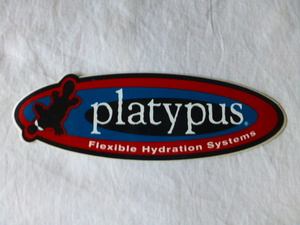 platypus プラティパス ステッカー プラティパス platypus Platypus Flexible Hydration Systems ハイドレーションシステム