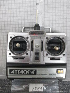 　1584　　　　Futaba　 ATTACK-4　FP-T4NBL FM40 　クリスタル　40.850MHZ付　　　　　　　　　　　　　