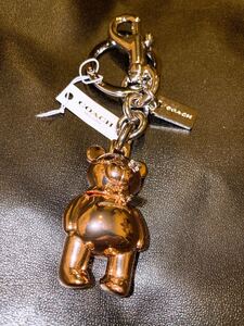 キーホルダー coach コーチ クマ