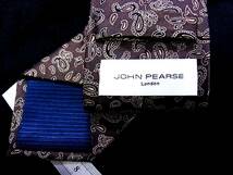 *:.*:【新品N】*:.*6043 【刺繍・ペイズリー】ジョンピアース「JOHN PEARSE」ネクタイ【人気の細ナロータイ】_画像2