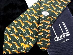 *:.*:【新品N】*:.*6390【豹チーター １匹ライオン】【ｄunhill】ダンヒルのネクタイ