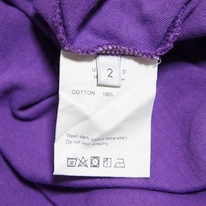 19SS UNUSED アンユーズド Long-Sleeve Pocket T-shirt US1595 ロングスリーブTシャツ 長袖 カットソー 紫 パープル サイズ2 303Lの画像8