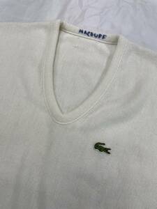 古着 2270 ラコステ LACOSTE IZOD カーディガン セーター ビンテージ オリジナル vintage 70 80 90 old オールド USA