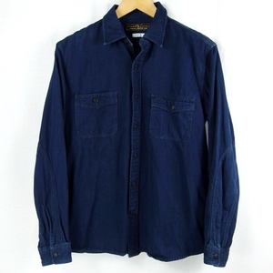 #FSC FREEMANS SPORTING CLUB free man z sport ng Club / URBAN RESEARCH / men's / made in Japan / indigo work shirt size M