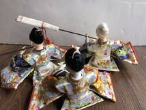 『雛人形 ひな祭り』仕丁3人 日本伝統人形 ひな人形_画像3