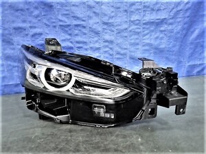 3123　マツダ6　MAZDA6　GJEFP GJ2FP GJ2AP GJ5FP　右ライト　LED　100-65183　GJEFW GJ2FW GJ2AW GJ5FW　美品