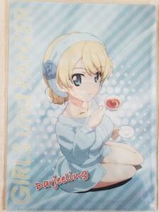 『★ガールズ＆パンツァー 最終章　アニメイト「A4クリアファイル2枚組（ダージリン・西）」』新品・未開封品