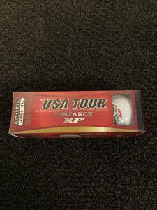 ♪【新品未開封】USA TOUR　DISTANCE XP ゴルフボール 3個入り　ショットナビ　バッティングナビ※複数あり