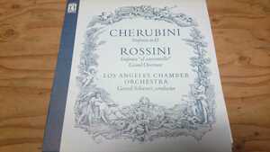 ロッシーニ,ケルビーニ,ジェラード・シュヴァーツ指揮,ロスアンゼルス室内オーケストラ/知らざれる管弦楽作品集 US盤国内解説付(A237)