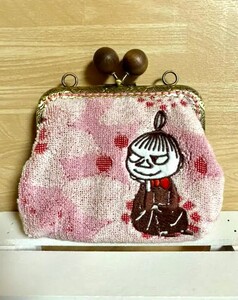 ハンドメイド☆リトルミィ柄がま口ポーチ【ピンク】