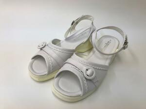 CWE1058 新品　シューズ　靴　介護　看護　サンダル　エアー　LLサイズ（25.0cm）　ホワイト