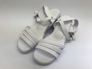 CWE1034 new goods, shoes, shoes, nursing, nursing, sandals, air,L size (23.5cm~24.0cm), white 