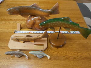 niji trout * Ame trout *oshoro koma etc. 4 point set * fish Carving * use item 