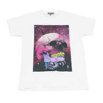 スカル ガイコツ ロック バンド 宇宙 人気 ストリート系 デザインTシャツ おもしろTシャツ メンズ 半袖★M287L_画像1