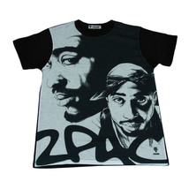 2PAC トゥパック ヒップホップ アメリカ ストリート系 デザインTシャツ おもしろTシャツ メンズ 半袖★M404L_画像1