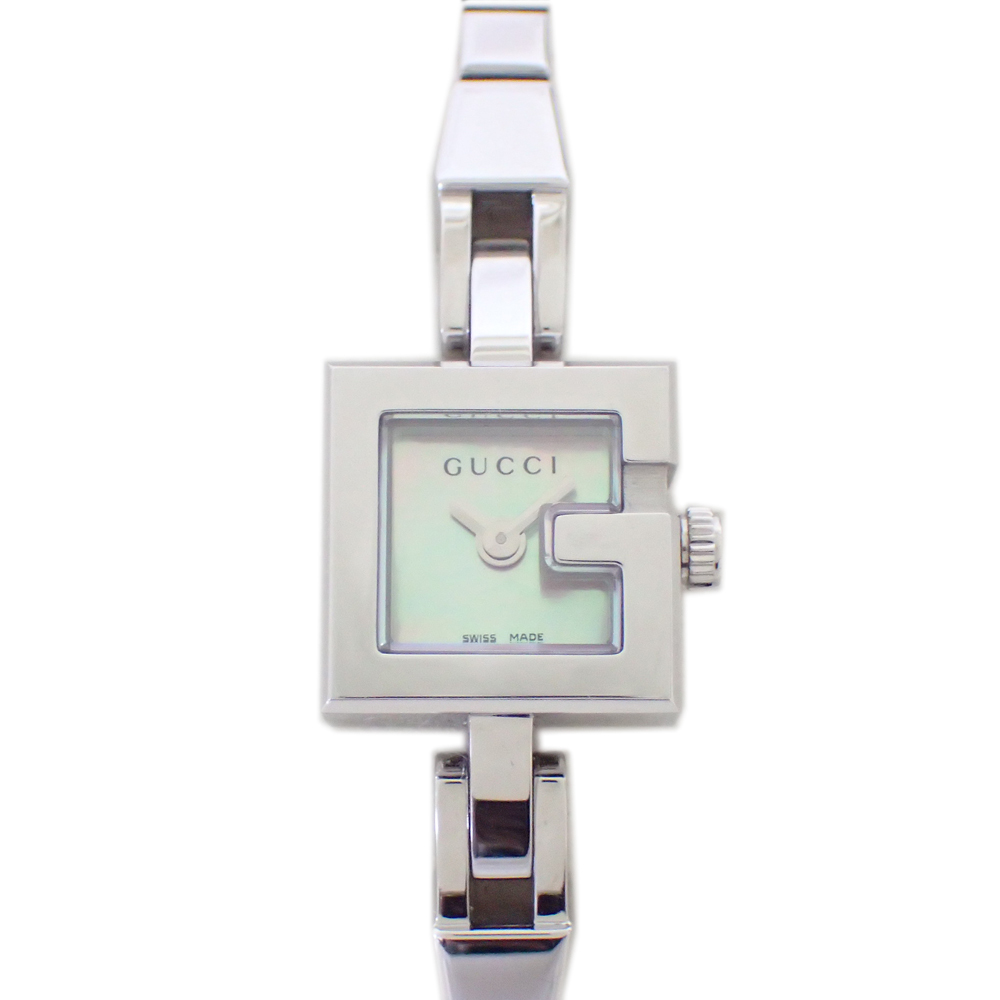 極上【パヴェ ダイヤ】GUCCI グッチ 102 ブレス ミニG 腕時計 箱付