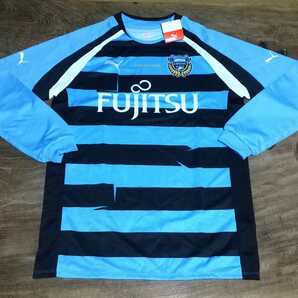 値下交渉 2012年 川崎フロンターレ PUMA 長袖 選手用 タグ付き MADE IN JAPAN 検)KASAWAKI FRONTALE PLAYER SHIRT L/S W/TAGS 中村憲剛 Y2K