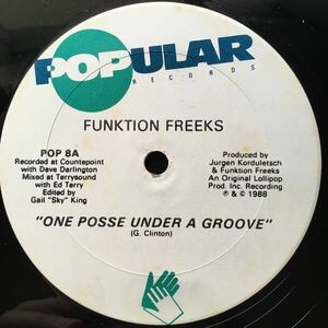 12inch FUNKTION FREEKS / ONE POSSE UNDER A GROOVE