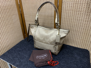 COACH/コーチ トートバッグ 12905 ゴールド金具 スタッズ ハンドバッグ 札幌市 中央区