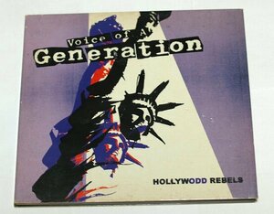 Voice Of A Generation / Hollywodd Rebels ヴォイス・オブ・ア・ジェネレイション CD スウェーデン パンク 傷みあり