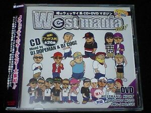 CD＋DVD[DJ DOPEMAN&COUZ/WESTMANIA]AK-69DS455DJ☆GO MOTO PMX TWO-J G.CUE MONA aka SAD GIRL Mr.LOW-D EL LATINO BIG Iz'MAFIA FILLMORE