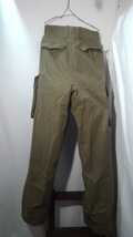 Vintage French army field pants 40s M-47 1st model 希少 フレンチアーミー 極太 フィールドパンツ 前期 ユーロビンテージ マルジェラ_画像2