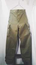 Vintage French army field pants 40s M-47 1st model 希少 フレンチアーミー 極太 フィールドパンツ 前期 ユーロビンテージ マルジェラ_画像1