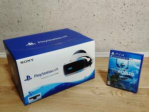 新品 未開封+廃盤品+未開封「VR WORLDS」　SONY　PlayStation VR　PlayStation Camera同梱版　CUHJ-16003　CUH-ZVR2　プレイステーションVR