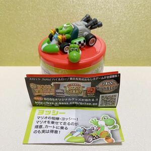 マリオカート Wii プルバックカー ヨッシー YOSHI ミニカー マリカー 2008 Nintendo 任天堂 サントリー コーヒー ボス 非売品 破損品